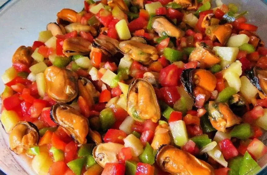 Ensalada de mejillones: cena rápida y saludable