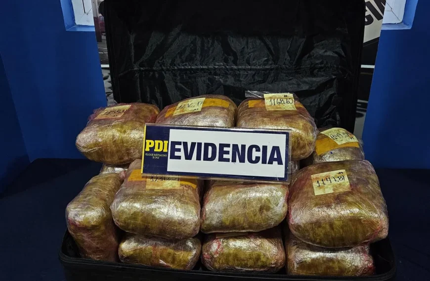 Detención de narcotraficantes en Chile: un caso reciente